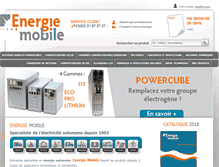 Tablet Screenshot of energiemobile.com